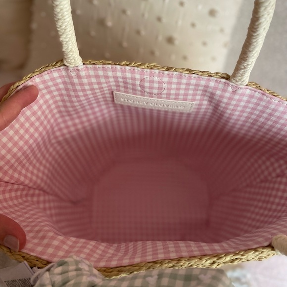 Stoney Clover Lane Sweet Summer Mini Woven Tote, Mini Pouch, & Scrunchie Bundle - Picture 6 of 10